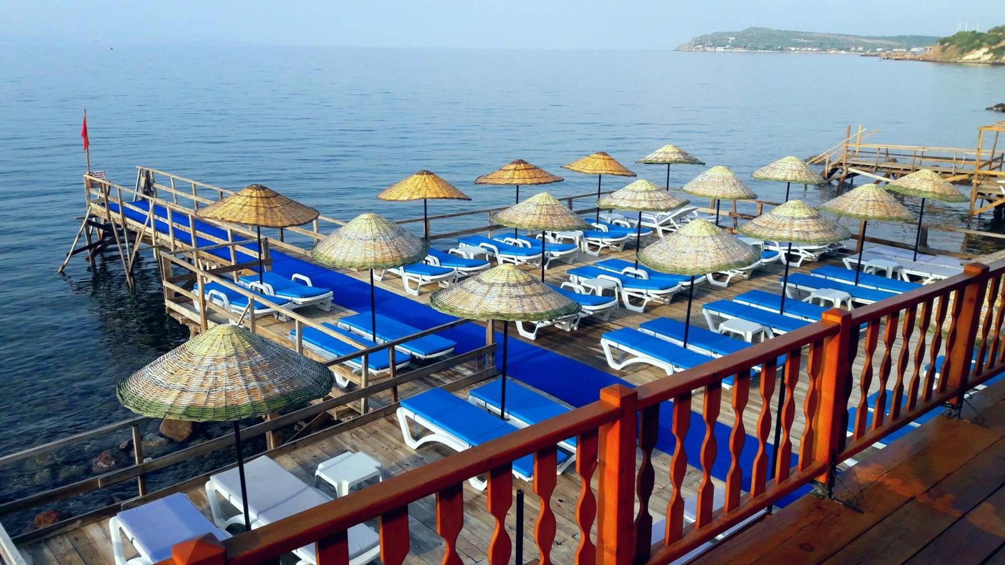 Assos Nazan Motel Restoran Beach Sokakagzi Ngoại thất bức ảnh