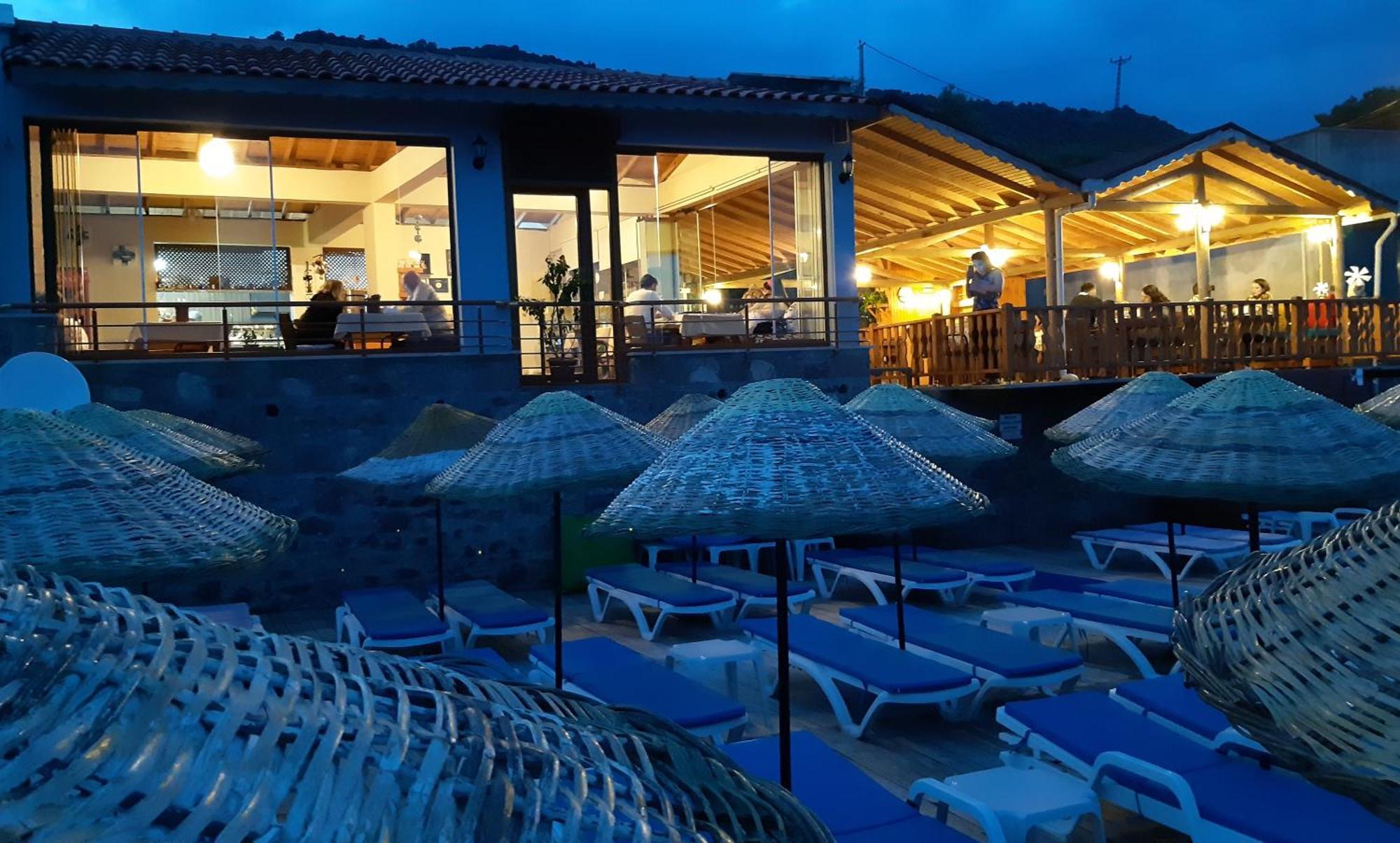 Assos Nazan Motel Restoran Beach Sokakagzi Ngoại thất bức ảnh